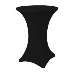 Decostar™ Spandex Cocktail Table Cover - Black
