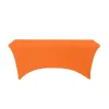 Decostar™ Spandex Rectangle Table Covers 6ft - Orange
