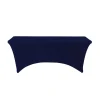 Decostar™ Spandex Rectangle Table Covers 8ft - Navy