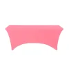 Decostar™ Spandex Rectangle Table Covers 6ft - Pink