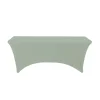 Decostar™ Spandex Rectangle Table Covers 6ft- Sage