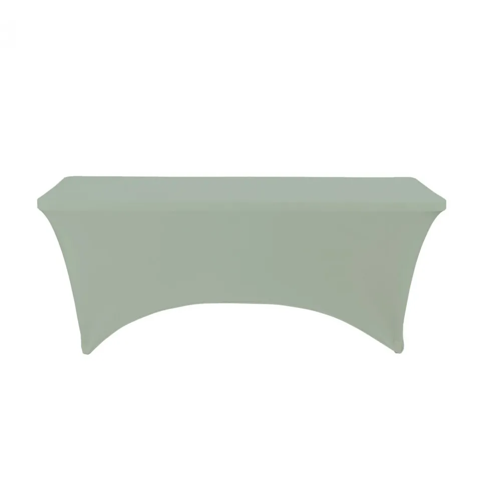 Decostar™ Spandex Rectangle Table Covers 6ft- Sage