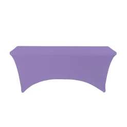 Decostar™ Spandex Rectangle Table Covers 6ft - Lavender