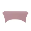 Decostar™ Spandex Rectangle Table Covers 6ft - Mauve
