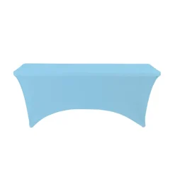 Decostar™ Spandex Rectangle Table Covers 8ft - Blue
