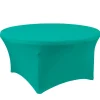 Decostar™ Spandex Round Table Cover 72" - Turquoise