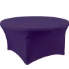 Decostar™ Spandex Round Table Cover 60" - Purple