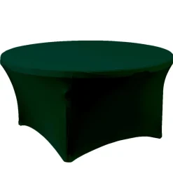 Decostar™ Spandex Round Table Cover 60" - Forest Green