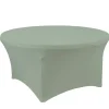 Decostar™ Spandex Round Table Cover 60" - Sage