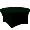 Decostar™ Spandex Round Table Cover 72" - Forest Green