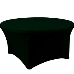 Decostar™ Spandex Round Table Cover 72" - Forest Green