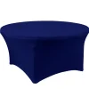 Decostar™ Spandex Round Table Cover 72" - Royal Blue