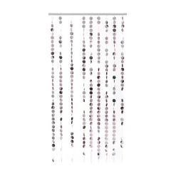 Decostar™ "Spangles" PVC Circles Beaded Curtain- Blush