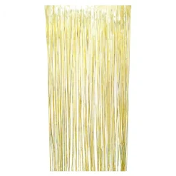 Decostar™ Sparkle Metallic Foil Fringe Curtain 96" - Gold