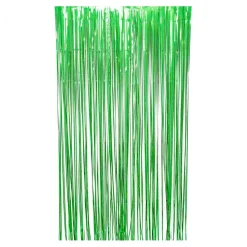 Decostar™ Sparkle Metallic Foil Fringe Curtain 96" - Green