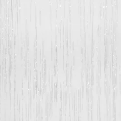 Decostar™ Sparkling Metallic Foil Fringe Curtain 96" 12 Pieces - White