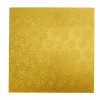 Decostar™ Square Foil Covered Cake Drum 12" 5pc/pack - Gold