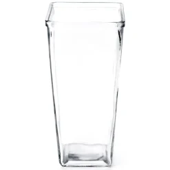 Decostar™ Square Top Glass Vase - 12 Pieces - 9" Tall
