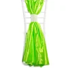 DecoStar™ Taffeta Single Piece Simple Back Chair Accent - Lime