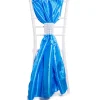 DecoStar™ Taffeta Single Piece Simple Back Chair Accent - Turquoise