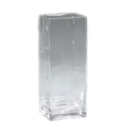 Decostar™ Tall Square Vase 10" - 12 Pieces