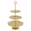 Decostar™ 3 Tier Dessert Stand 18" - Gold