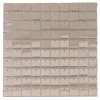 Decostar™ 24 Tiles - Square Clear Frame Spangle Wall Décor - Silver