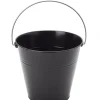 Decostar™ Tin Metal Pail Bucket - 6 Pieces - Black