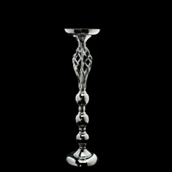 Decostar™ Twisted Aluminum Centerpiece 24.5" Silver