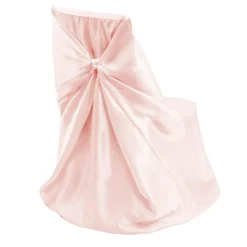 Decostar™ Universal Satin Chair Cover - Blush