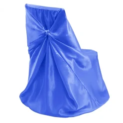 Decostar™ Universal Satin Chair Cover - Royal Blue
