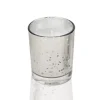 Decostar™ Unscented Poured Glass Votive Candles - 12 Pieces - 2" - Silver