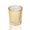 Decostar™ Unscented Poured Glass Votive Candles - 12 Pieces - 2" - Gold