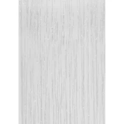 Decostar™ Value Metallic Foil Fringe Curtain 96" - White
