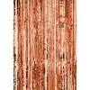 Decostar™ Value Metallic Foil Fringe Curtain 96" - Rose Gold
