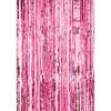 Decostar™ Value Metallic Foil Fringe Curtain 96" - Pink