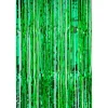Decostar™ Value Metallic Foil Fringe Curtain 96" - Green