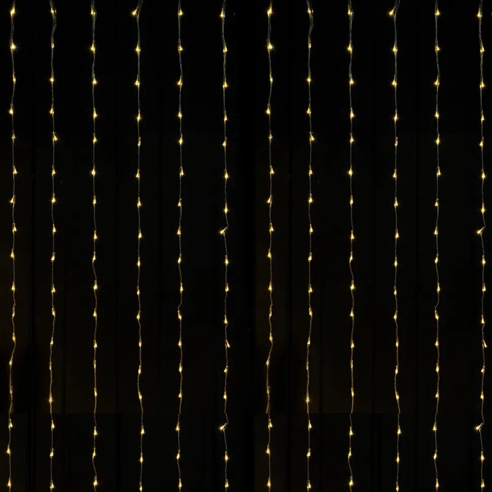 Decostar™ Waterfall Backdrop Lights " 600 LED 12' x 8' " Warm White