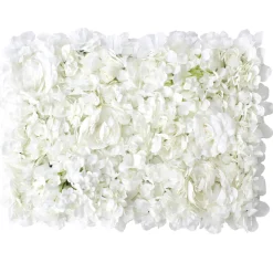 Decostar™ White Artificial Mixed Flower Mat