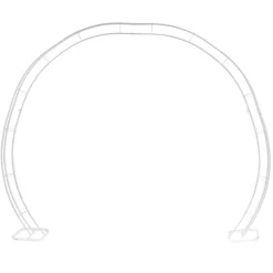 Decostar™ White Metal Arch - 8'4" x 7'3"