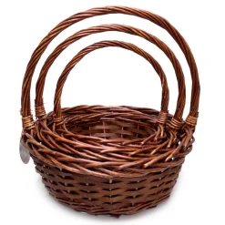 Decostar™ Wicker Baskets 3pc/set - Brown