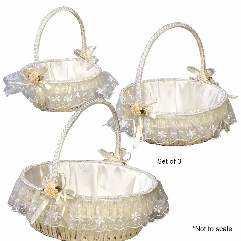 Decostar™ Wicker Round 3pc set