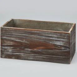 Decostar™ Wood Box - Brown - 10"