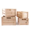 Decostar™ Wooden Crates 4pc/set - Natural
