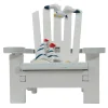 Decostar™ Wooden Mini Beach Chair Ornament Decor 4" - White