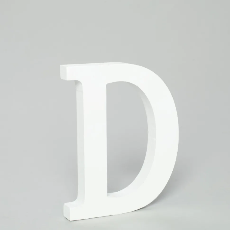 Decostar™ Wood Letter - D - 5"- 24 Pieces