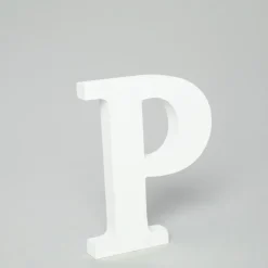 Decostar™ Wood Letter - P - 5"- 24 Pieces