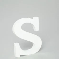 Decostar™ Wood Letter - S - 5"- 24 Pieces