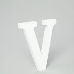 Decostar™ Wood Letter - V - 5"- 24 Pieces