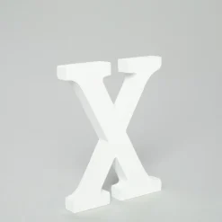 Decostar™ Wood Letter - X - 5"- 24 Pieces